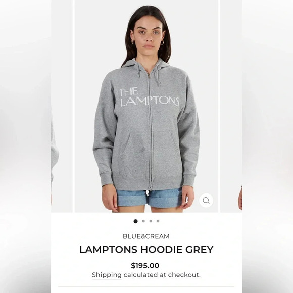 The Lamptons Zip up from Blue and Cream - Picture 1 of 6